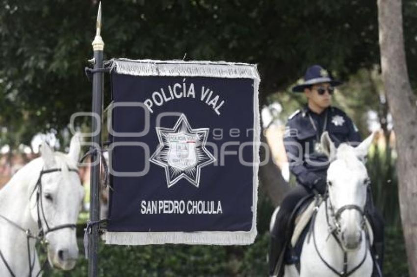 SAN PEDRO CHOLULA . GRADUACIÓN POLICÍAS