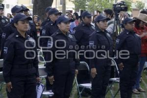 SAN PEDRO CHOLULA . GRADUACIÓN POLICÍAS