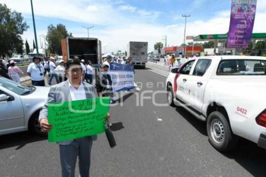 TLAXCALA . PROTESTA PODER JUDICIAL