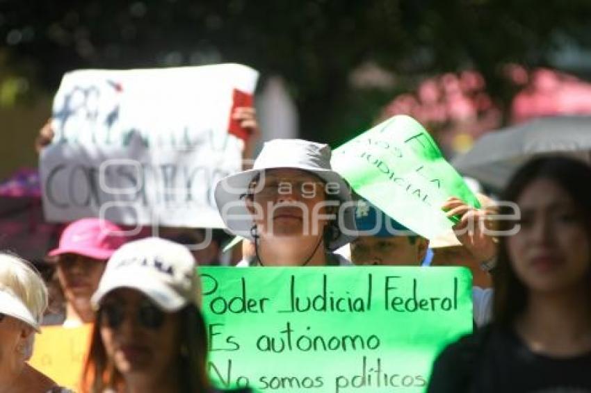 TLAXCALA . MANIFESTACIÓN PODER JUDICIAL