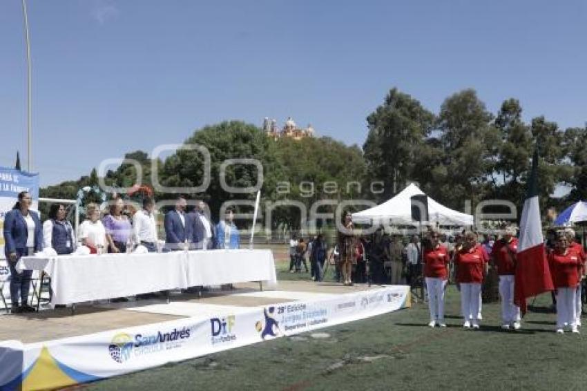 SAN ANDRÉS CHOLULA . JUEGOS ADULTOS MAYORES