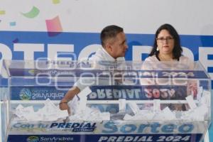 SAN ANDRÉS CHOLULA . SORTEO PREDIAL