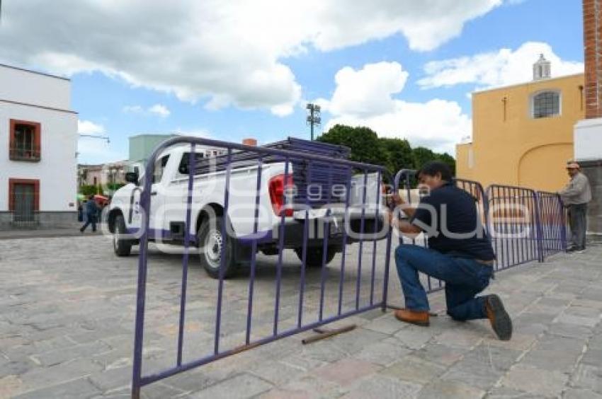 TLAXCALA . PREPARATIVOS SAN JUDAS TADEO