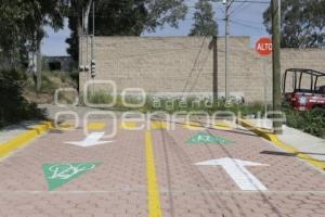 SAN ANDRÉS CHOLULA . ENTREGA PAVIMENTACIÓN