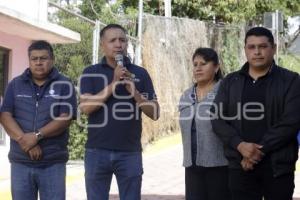 SAN ANDRÉS CHOLULA . ENTREGA PAVIMENTACIÓN