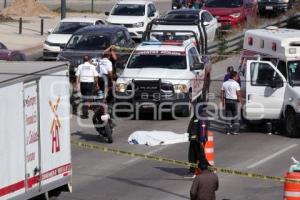 PERIFÉRICO . ACCIDENTE MOTOCICLISTA