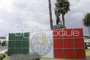 SAN PEDRO CHOLULA .  ADORNOS PATRIOS 