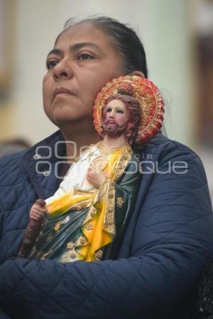 TLAXCALA . RELIQUIAS SAN JUDAS TADEO