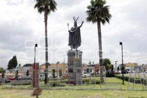 SAN PEDRO CHOLULA .  ADORNOS PATRIOS 