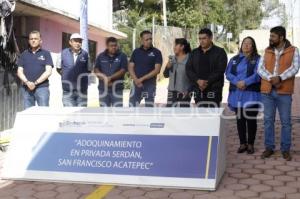 SAN ANDRÉS CHOLULA . ENTREGA PAVIMENTACIÓN