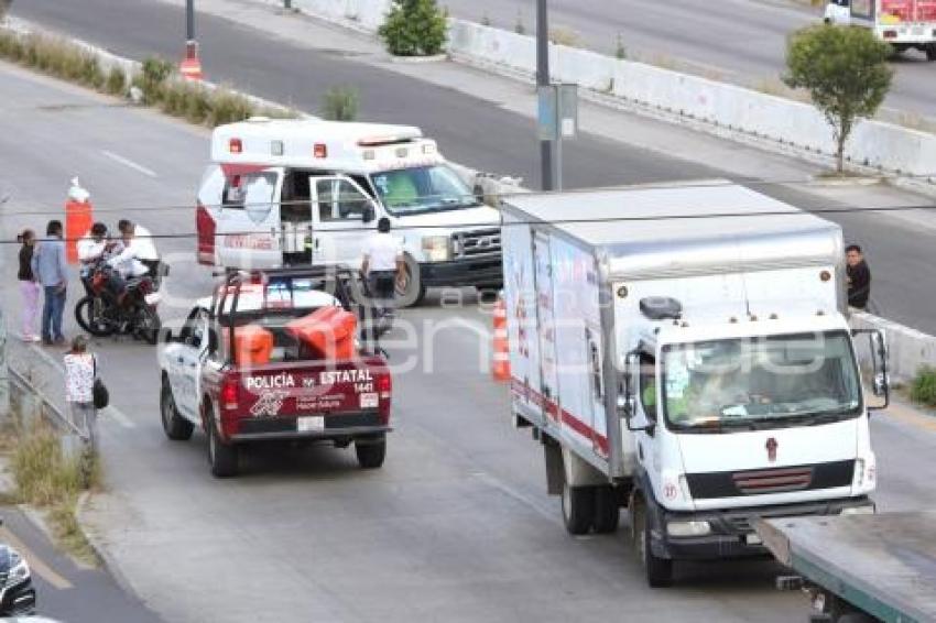 PERIFÉRICO . ACCIDENTE MOTOCICLISTA