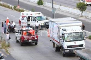 PERIFÉRICO . ACCIDENTE MOTOCICLISTA