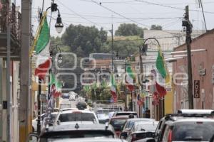 SAN PEDRO CHOLULA .  ADORNOS PATRIOS 