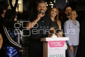 ENCENDIDO . ILUMINACIÓN DE FIESTAS PATRIAS