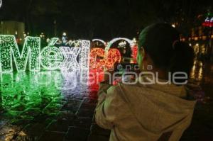 ENCENDIDO . ILUMINACIÓN DE FIESTAS PATRIAS
