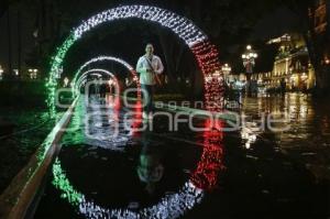 ENCENDIDO . ILUMINACIÓN DE FIESTAS PATRIAS