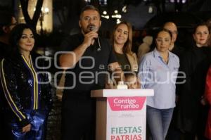 ENCENDIDO . ILUMINACIÓN DE FIESTAS PATRIAS