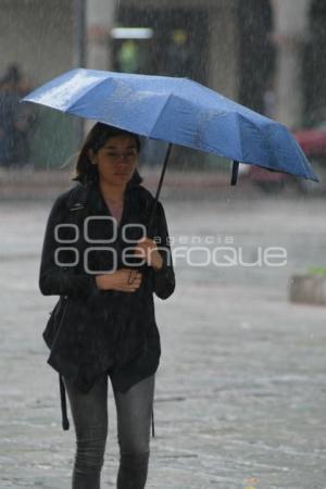 TLAXCALA . LLUVIA