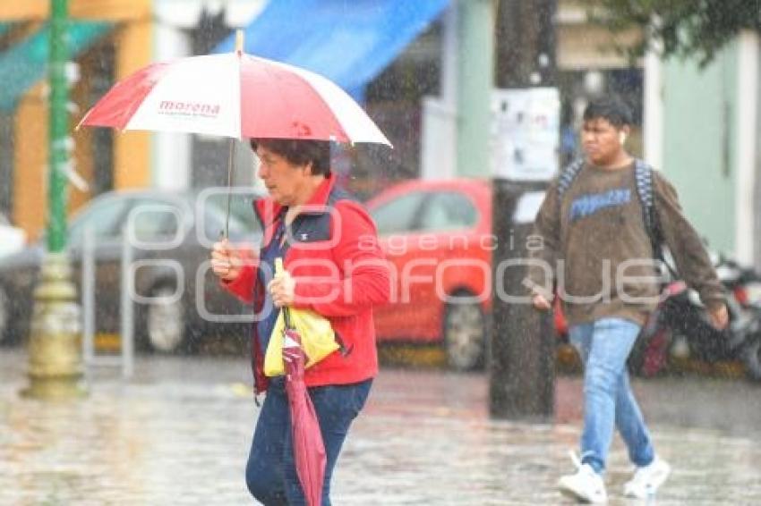 TLAXCALA . LLUVIA