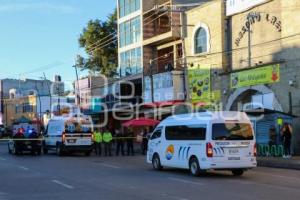 TLAXCALA . DECESO . TRANSPORTE PÚBLICO
