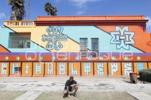 SAN ANDRÉS CHOLULA . MURAL ACHE VALLEJO