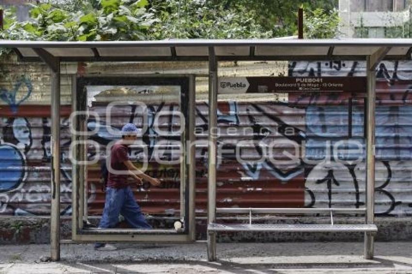 PARADEROS . BULEVAR 5 DE MAYO