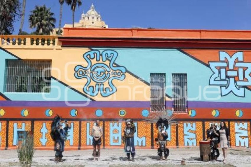 SAN ANDRÉS CHOLULA . MURAL ACHE VALLEJO