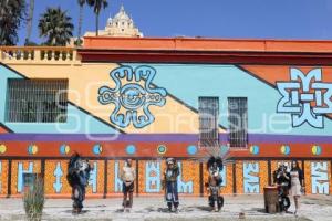 SAN ANDRÉS CHOLULA . MURAL ACHE VALLEJO