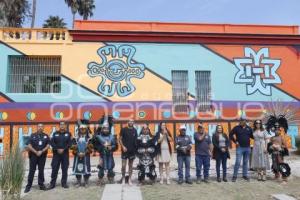 SAN ANDRÉS CHOLULA . MURAL ACHE VALLEJO