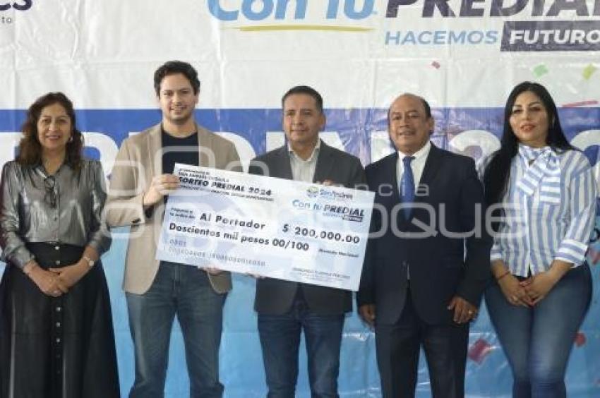 SAN ANDRÉS CHOLULA . PREMIOS PREDIAL 2024