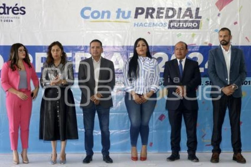 SAN ANDRÉS CHOLULA . PREMIOS PREDIAL 2024