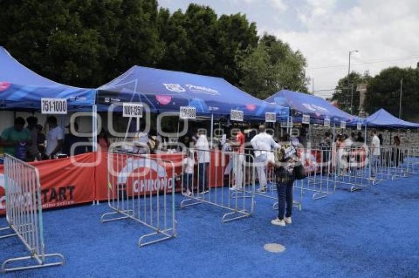 MEDIO MARATÓN DE PUEBLA . ENTREGA DE KITS