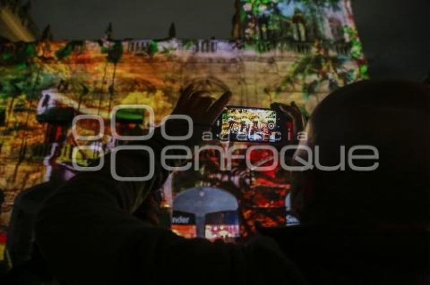 VIDEO MAPPING . PALACIO MUNICIPAL