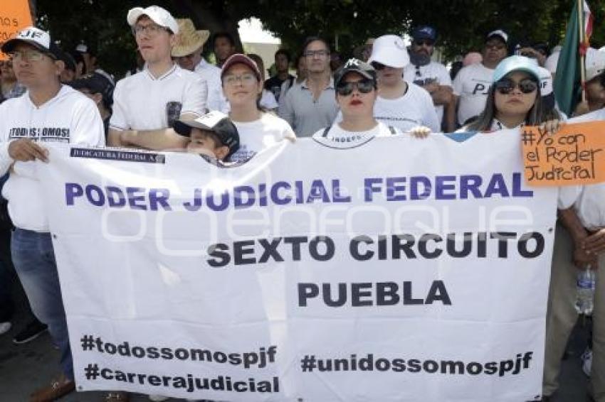 PODER JUDICIAL . MANIFESTACIÓN ESTUDIANTES