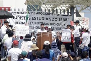 PODER JUDICIAL . MANIFESTACIÓN ESTUDIANTES