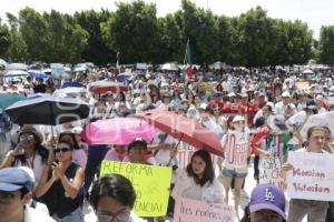 PODER JUDICIAL . MANIFESTACIÓN ESTUDIANTES