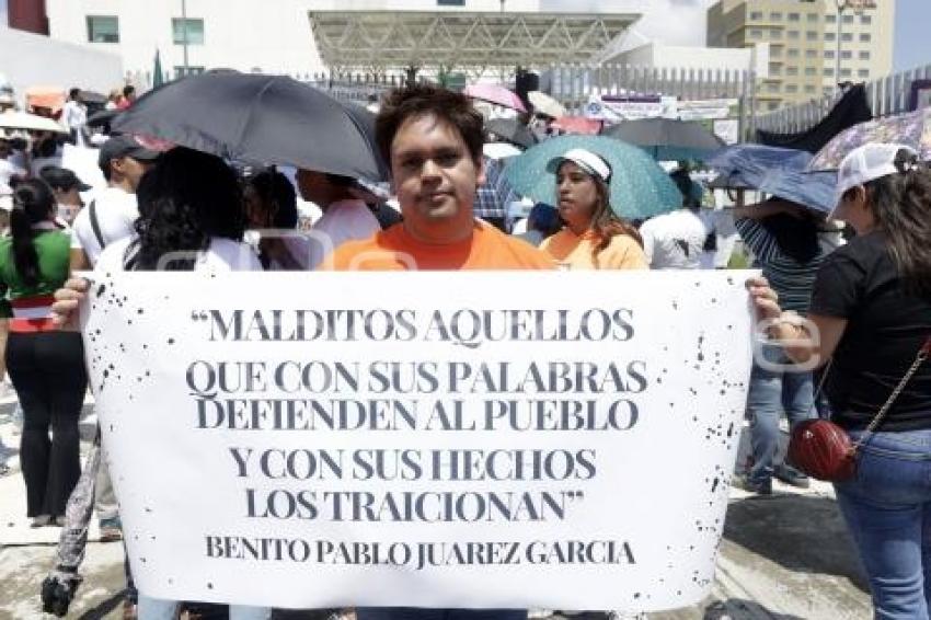 PODER JUDICIAL . MANIFESTACIÓN ESTUDIANTES