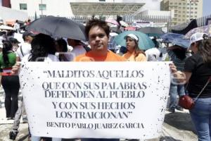 PODER JUDICIAL . MANIFESTACIÓN ESTUDIANTES