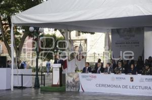 CEREMONIA LECTURA DE BANDO SOLEMNE