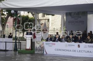 CEREMONIA LECTURA DE BANDO SOLEMNE