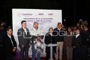 TLAXCALA . ILUMINACIÓN TRICOLOR