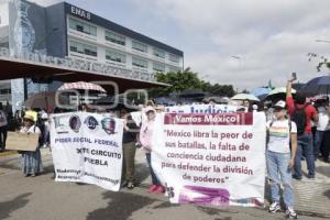 PODER JUDICIAL . MANIFESTACIÓN ESTUDIANTES