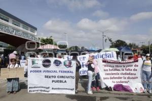 PODER JUDICIAL . MANIFESTACIÓN ESTUDIANTES