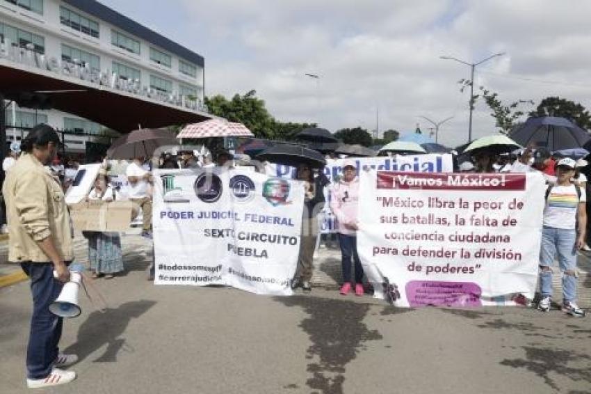 PODER JUDICIAL . MANIFESTACIÓN ESTUDIANTES