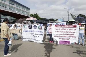 PODER JUDICIAL . MANIFESTACIÓN ESTUDIANTES