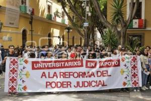 REFORMA JUDICIAL . ESTUDIANTES