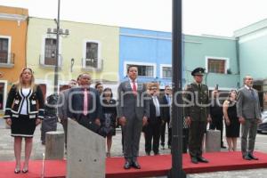TLAXCALA . IZAMIENTO DE BANDERA