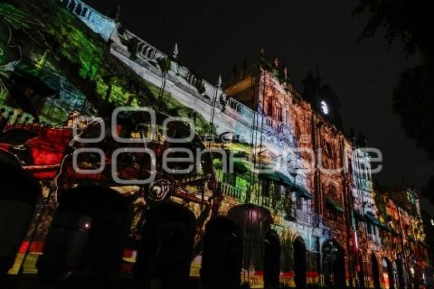 VIDEO MAPPING . PALACIO MUNICIPAL