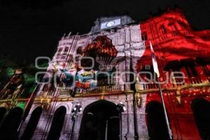 VIDEO MAPPING . PALACIO MUNICIPAL