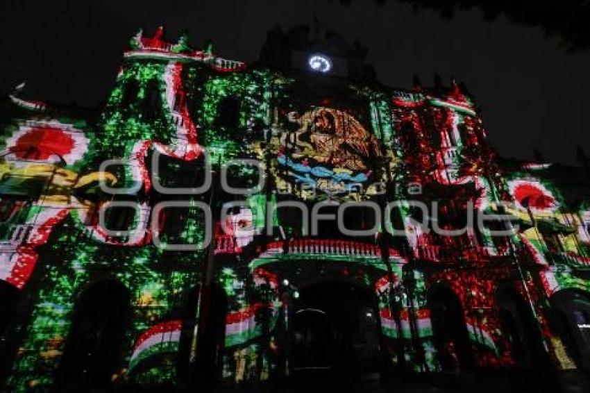 VIDEO MAPPING . PALACIO MUNICIPAL
